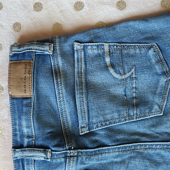 5 button, super high rise American eagle  jegging - Picture 6 of 12